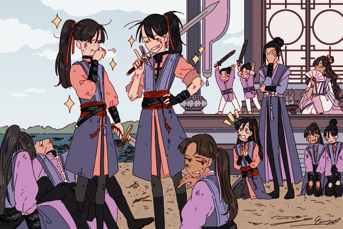 As it turns out, Sizhui and Chengmei are both very gifted juniors and WWX has done a great job training them.