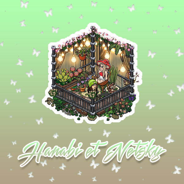 Petit coin entouré de plantes construit par Hanabi et Netsky🌺
sur habbo-alpha.eu

#habbo #habboalpha #build #habbobuild