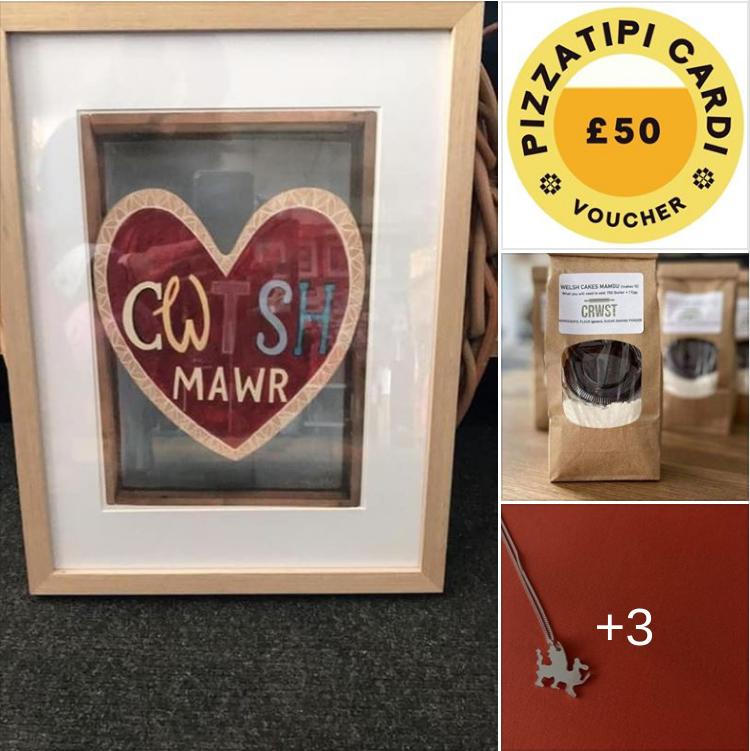 TarianCymru's tweet photo. 🌈Raffl Tarian Cymru🌈

Edrychwch at wobrau'r raffl ardderchog! Prynwch docyn, neu ddau:

https://t.co/3lhUH5VguG

Check out these fabulous raffle prizes! Buy a ticket, or two ^ https://t.co/iwbUo3F5pZ