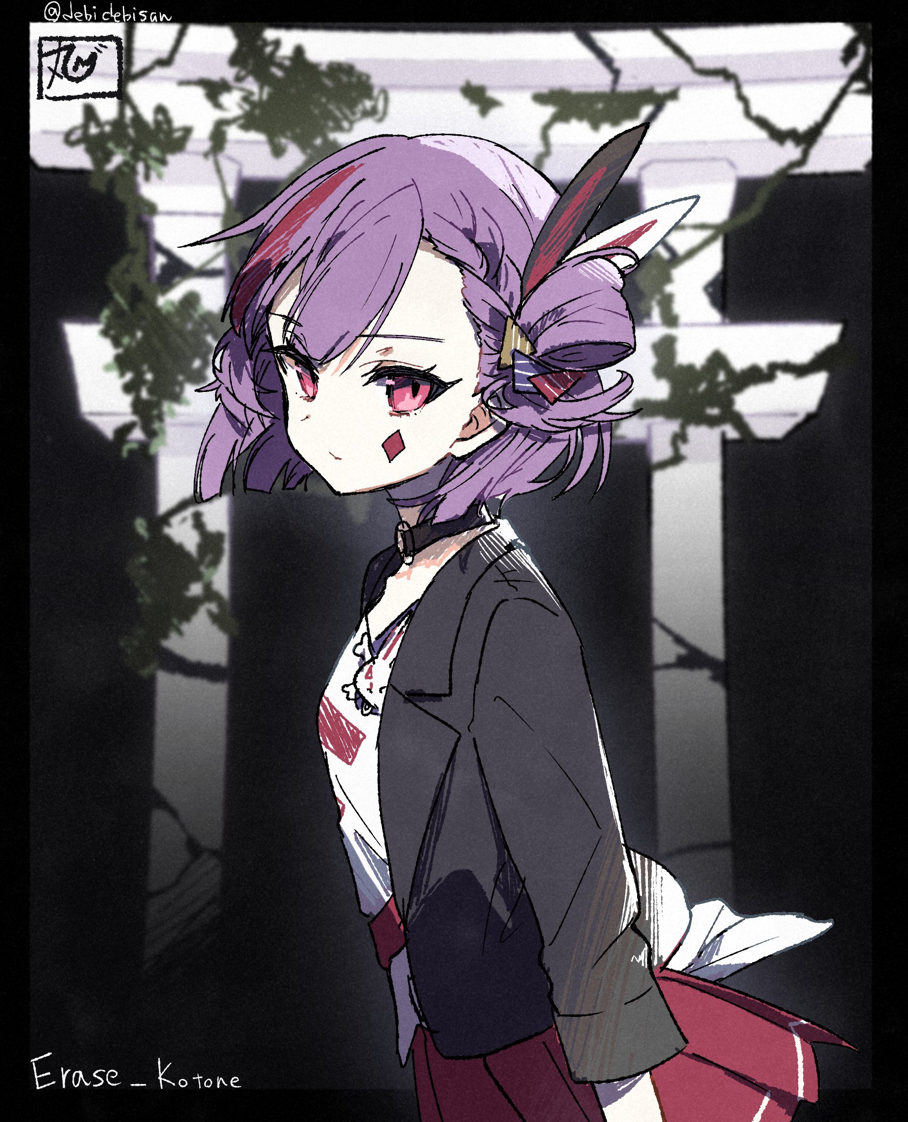 てび丸 Kotone 天神子兎音 様の新曲 Erase のmvイラストを担当しております 曲も映像も最高にかっこいいので是非聴いてみてください T Co azg8e T Co Ttqdrvsa68 Twitter