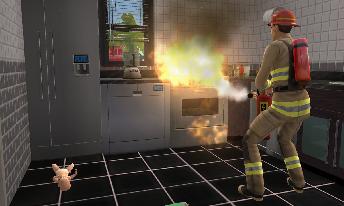 vistahostil's tweet photo. Nada como tener un mayordomo que deje a tu bebé en medio de un incendio, ¡gracias!😄 https://t.co/lJ4jVs2LRh