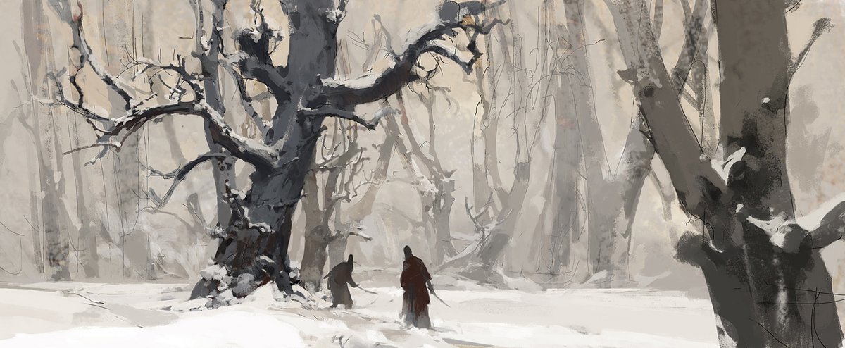 min_yum's tweet photo. tree doodle.... trying out flat shapes? colours? https://t.co/gwt4jyi5e6