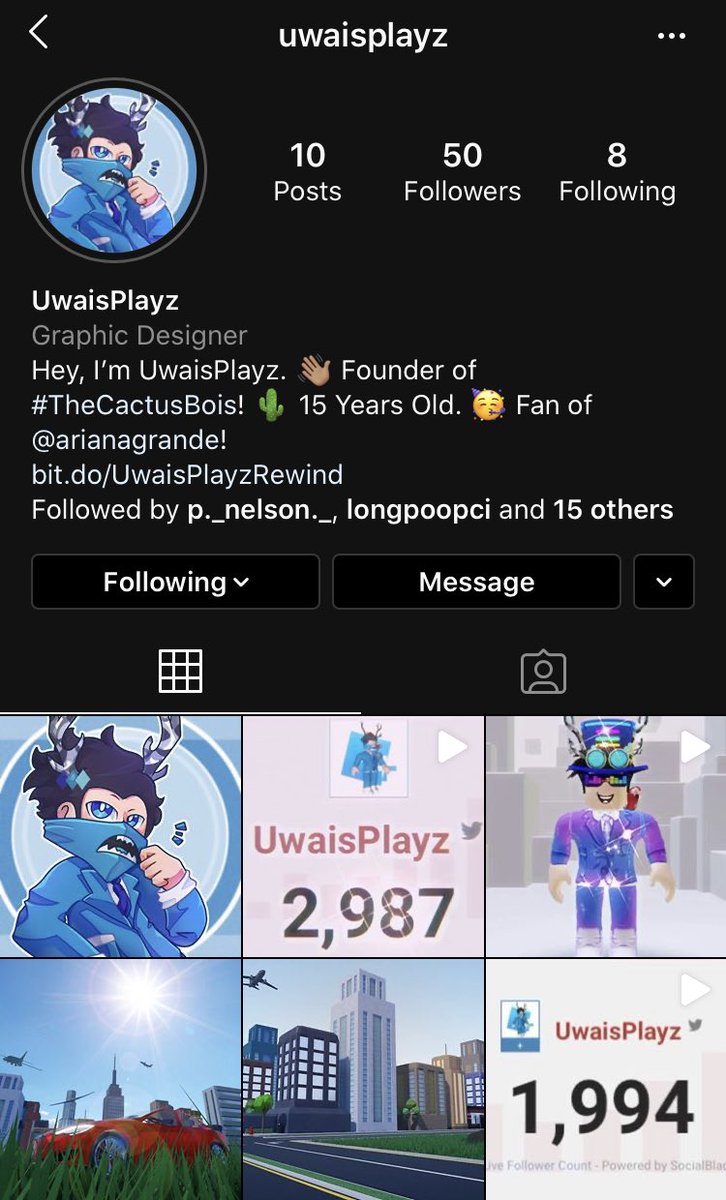 Uwaisplayz On Twitter You Guys Can Follow My 2nd Instagram Page If You D Like - roblox developers page 987