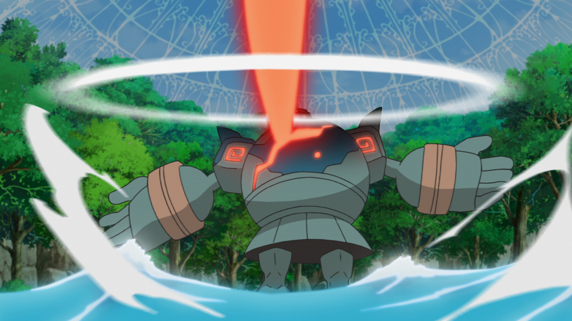 アニメ ポケットモンスター 公式 アニポケ ハイライト 封印を解いてはいけない 胸の封印が解け大暴れモードになってしまう ゴルーグ 23話でも暴風雨を呼び寄せ サクラギパークは 大騒ぎになってしまいました T Co 0z52x2zo4u Twitter