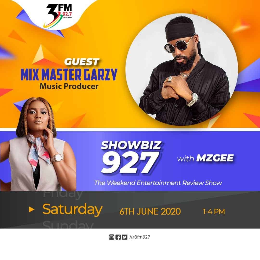 garzians's tweet photo. The #mostwanted producer @mastergarzy will be on with #Mzgee today. Don't miss it. 
#garzians https://t.co/amdO2hb58Q