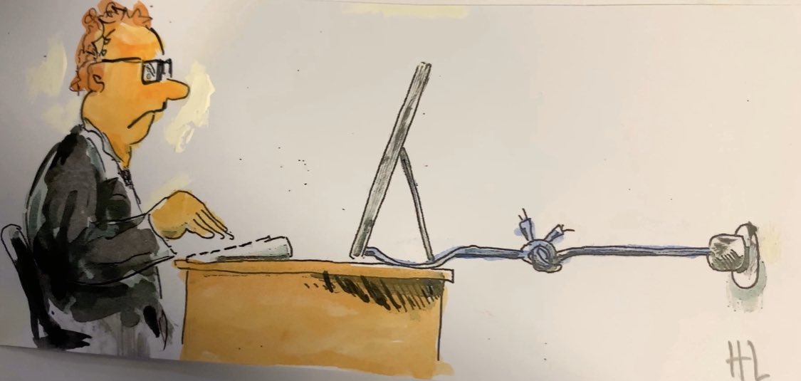 Neben dem Corona-Virus gibt es auch vermehrt Computer-Viren

In den Homeoffices verbreitet sich die Angst vor Computer-Viren. Ich habe spontan zum Stift gegriffen und eine kleine Karikatur gezeichnet: Kontaktunterbrechung hilft immer!