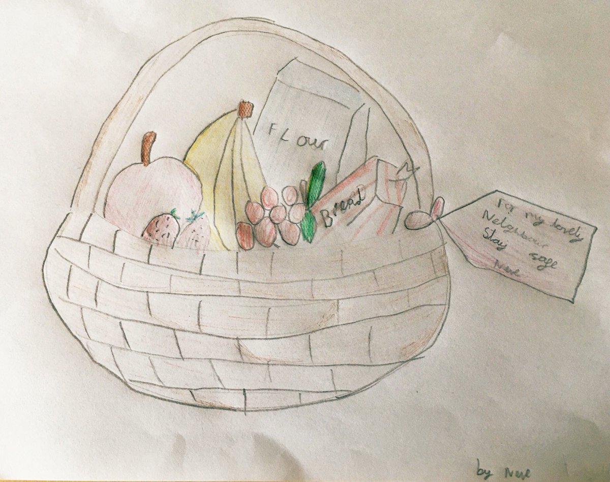 LauraLForsyth's tweet photo. Neve was delighted to hear she had won a prize in a local art competition titled ‘Stay Home, Stay Safe’ 😊 https://t.co/EDHb9Src3I