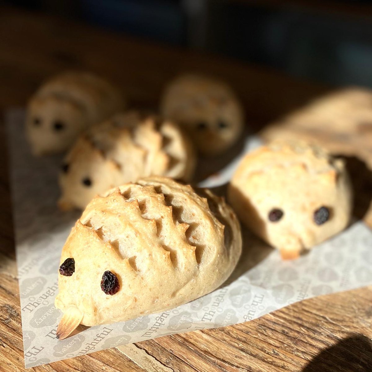 thoughtfulbread's tweet image. Otherwise, these cute little stray breadgehogs are without a home..so if you have children in your family and coming to collect an order please just ask and we have one for you to take home, on us.

Happy Sarurday all!!

Duncan and 
Team Thoughtful.x
