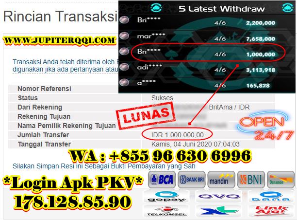 JupiterqqO's tweet photo. #pokerOnline #situsonline #PecintaPoker #jupiterqq #tembakikan #sakong #domino #sabungayam #situspokeronline #situspoker #cewsexy #hot #aduqq #togel #bola #sepakbola #poker #slot #stayhome #corona #covid19 #bali #indonesia #pokermania #bandarq #roulette #jawa #jakarta #bandung https://t.co/O48tbAXGnu