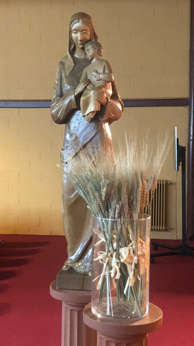 TrinityCollege1's tweet photo. Nuestro recuerdo para los alumnos de 3 de #Primaria que hoy deberían hacer la Primera Comunión. Les encomendamos a la Virgen para que les proteja.

#ConectadosConTrinityCollege
#WeAreTrinityCollege 🦁
#Colegios #Educación #Padres https://t.co/oUPpt1oz4C