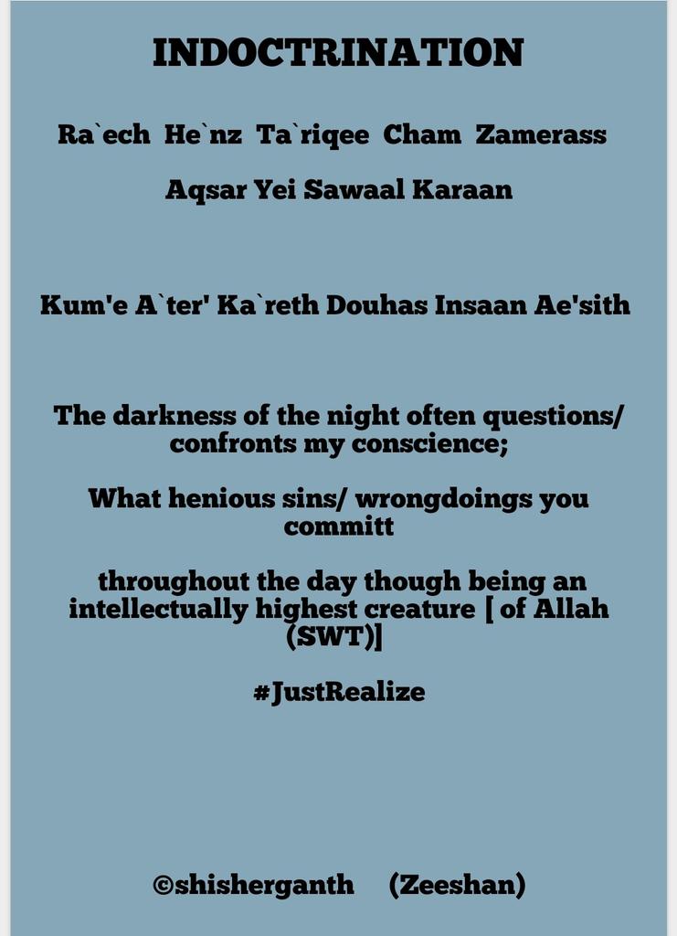 shisherganth's tweet image. #My ✒
#RandomWords
#Kashmiri