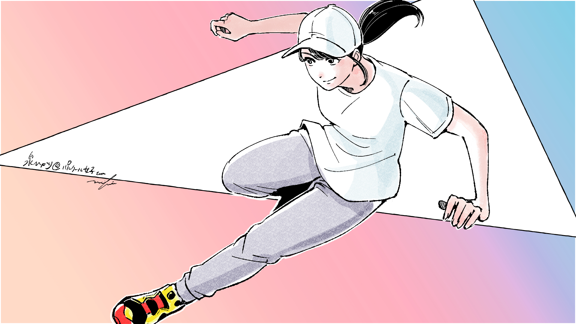 泉ひかり パルクール系女子 Skebで依頼リクエストしていた Nifuniさん Ni Nifuni のイラストが届いたああああ めっちゃいい めちゃんこいい ありがとうございました T Co H27gqlgnh4 Twitter