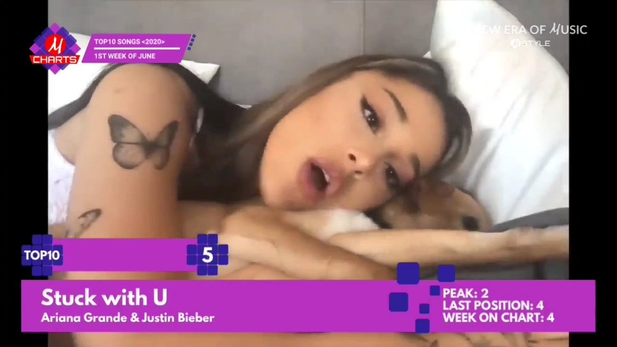 MStyleChannel's tweet photo. [M CHARTS] TOP10 Songs | 1st Week of June 2020

#5 #ArianaGrande &amp; #JustinBieber - Stuck with U

#MCHARTS #WeeklyMCHARTS
#NEW_ERA_OF_MUSIC #MSTYLE

WATCH: https://t.co/QmywC5IgrV https://t.co/H1PJZhNTpB