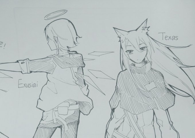 #Arknights #アークナイツ#エクシア #テキサスP2 前后桌场合 