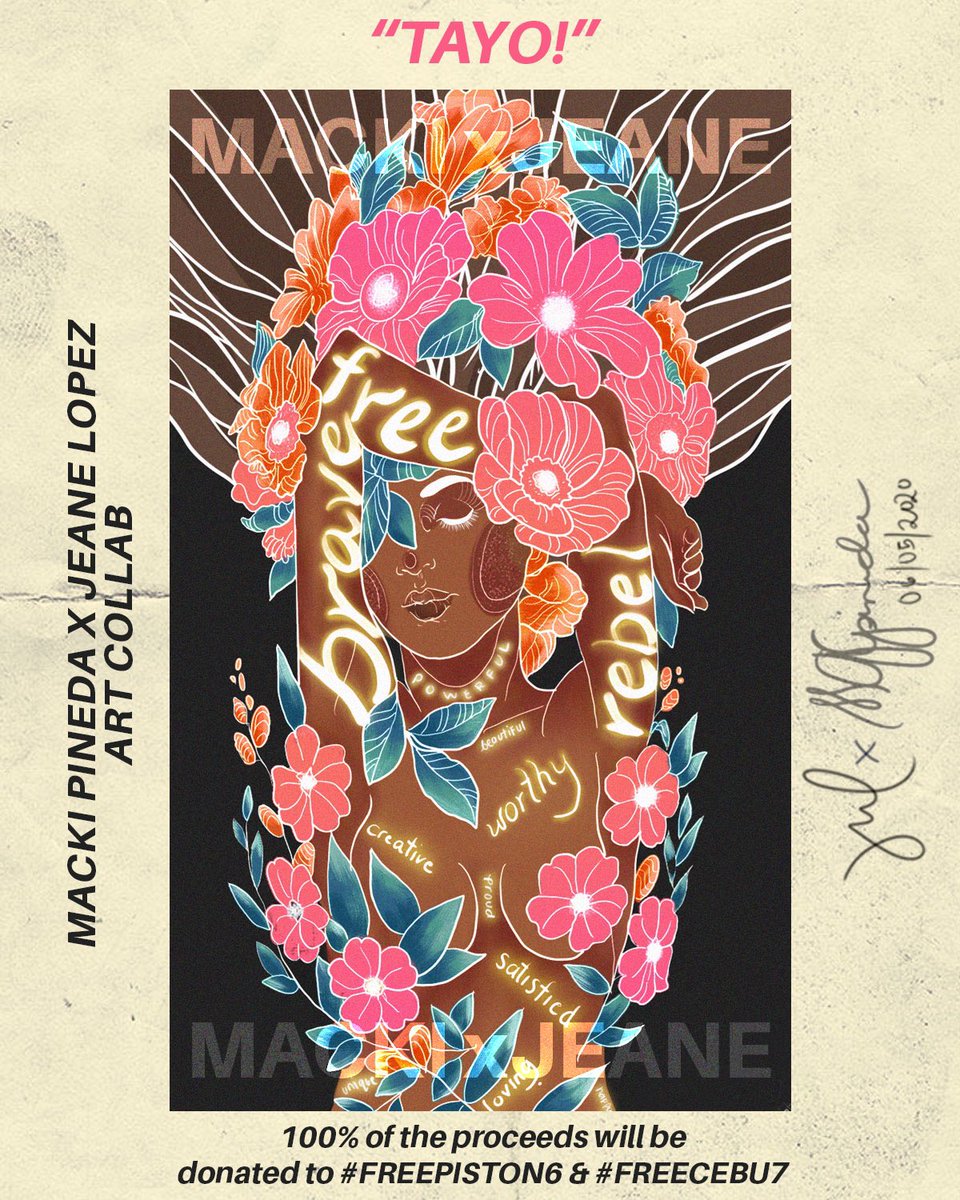 jeanebilog's tweet image. 𝙏𝘼𝙔𝙊!
𝘈𝘙𝘛 𝘊𝘖𝘓𝘓𝘈𝘉 𝘍𝘖𝘙 𝘈 𝘊𝘈𝘜𝘚𝘌!
by Jeane Lopez &amp;amp; Macki Pineda
#FreePiston6 #FreeCebu7 
(PLEASE SEE THREAD)