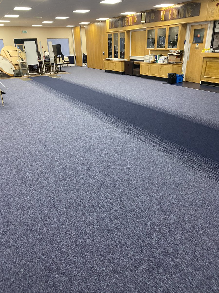 GalleryCarpet's tweet photo. Tivoli mist tiles from @burmatex laid to clubhouse in Windsor , ending the 1st week back fitting , fitted by kris &amp; Matthew , https://t.co/HJErnuI8VF
