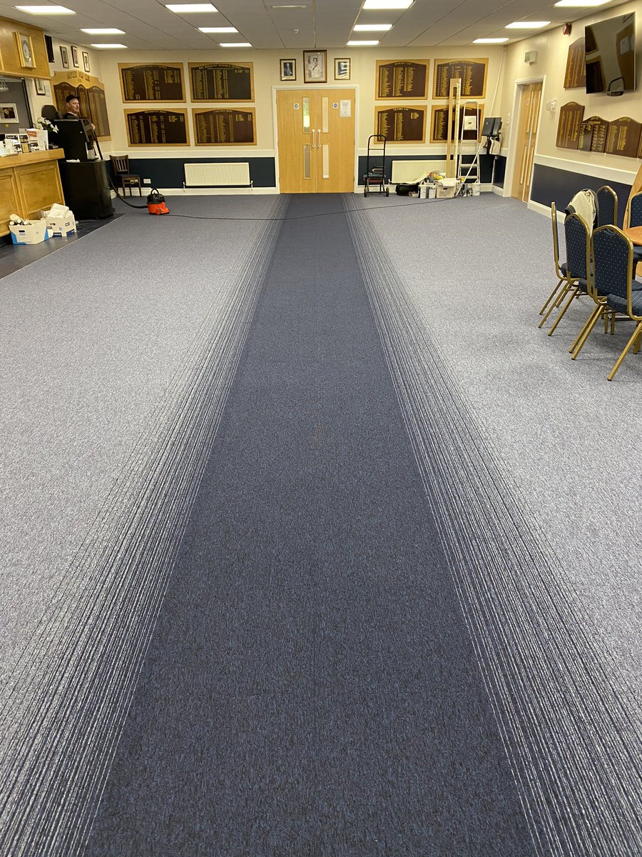 Tivoli mist tiles from <a href="/burmatex/">burmatex</a> laid to clubhouse in Windsor , ending the 1st week back fitting , fitted by kris &amp; Matthew ,