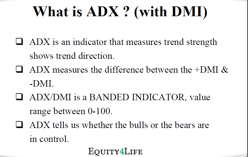 Rishikesh_ADX's tweet photo. My #ADX/DMI Setup: How I use ADX/DMI

👉 What is ADX
👉 ADX/DMI 25 Magic Level
👉 ADX/DMI Strategy
👉 DMI to determine TREND DIRECTION

Learn with #Equity4Life

Don't jump on it, required lots of PRACTICE on it with #PriceAction (Zig-Zag). I use &amp; practice ADX+PA since 2013.

✌️ https://t.co/kk8n87DFX9