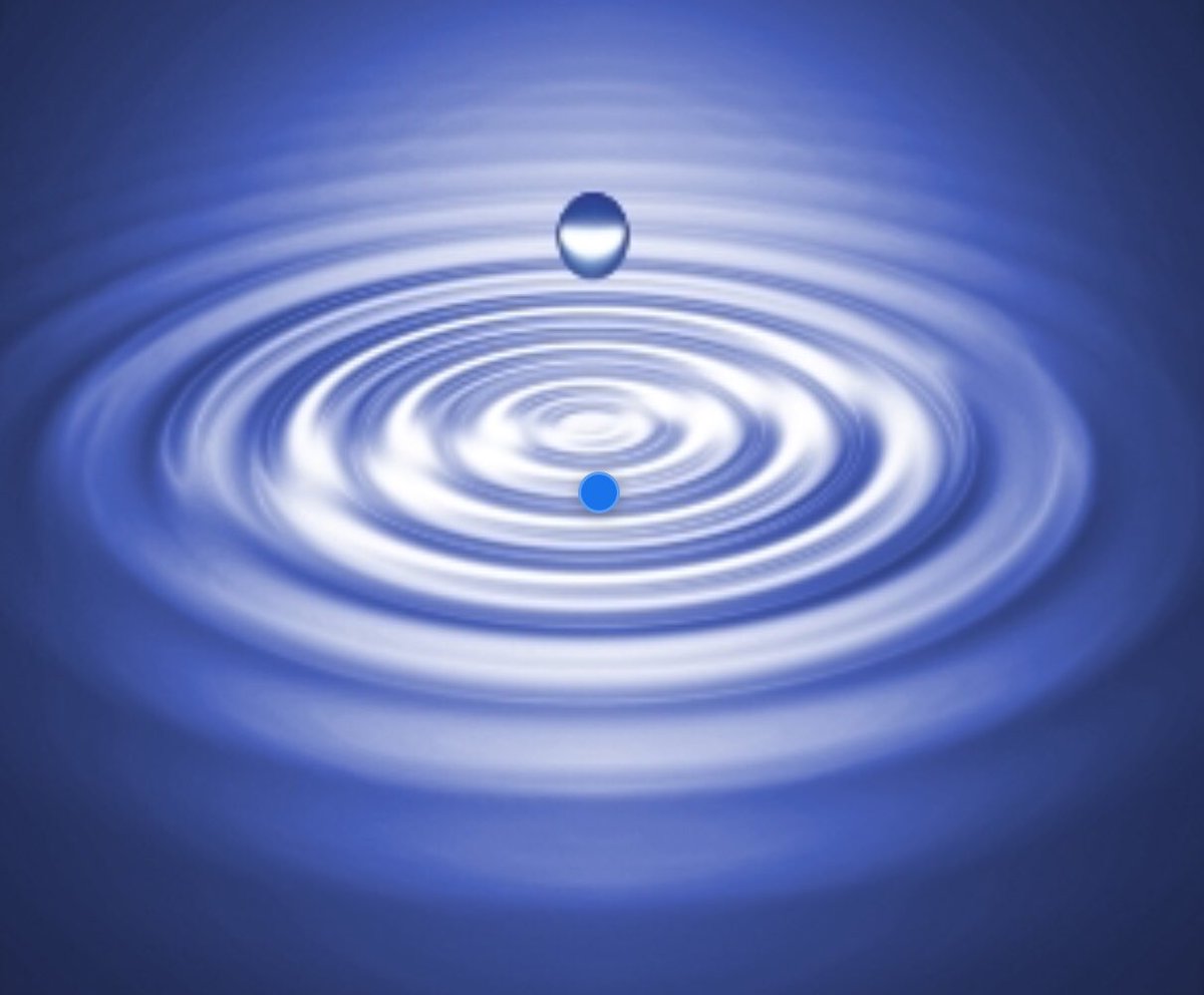 RosemaryKolo's tweet photo. Like a drop in the ocean, each of us causes ripples as we move through our lives. The effects of whatever we do insignificant as it may seem spread out beyond us. We may never know what far-reaching impact even the simplest action might have on our fellow mortals. Margaret Weis https://t.co/Buuu0Qj45m