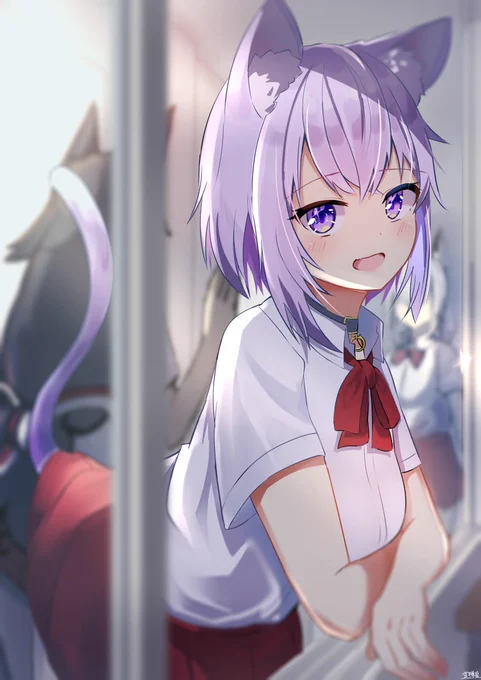 休み時間に別のクラスの友達が教科書借りに来た件

#絵かゆ 