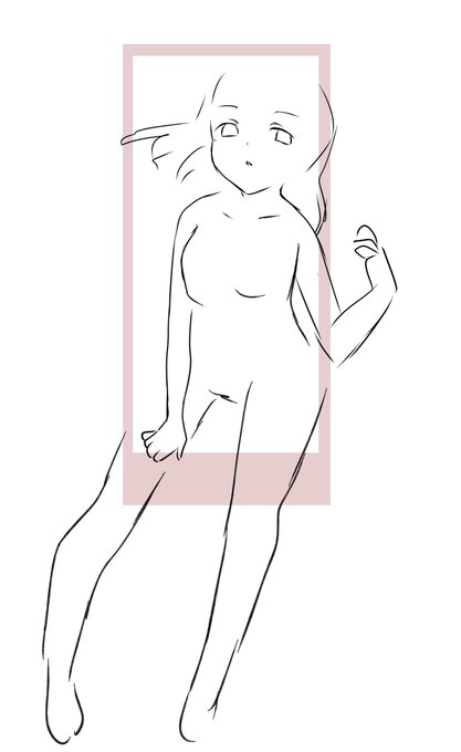 見ないフリして欲しいとんでもねえラフ 