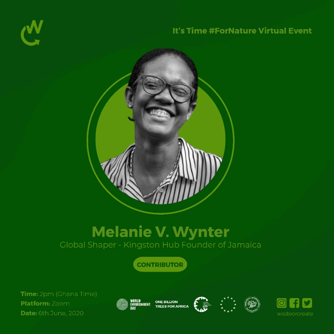 GlobalShapersAC's tweet photo. Sign up to join our vitual event Today 6th June 2020 ,2pm GMT as part of the #WorldEnvironmentDay conversation.
*https://t.co/UtgH2FsSmm*
We have an amazing line up of contributors.
#ItsTimeForNature
@blaqstoryteller https://t.co/ioFW5M4buz