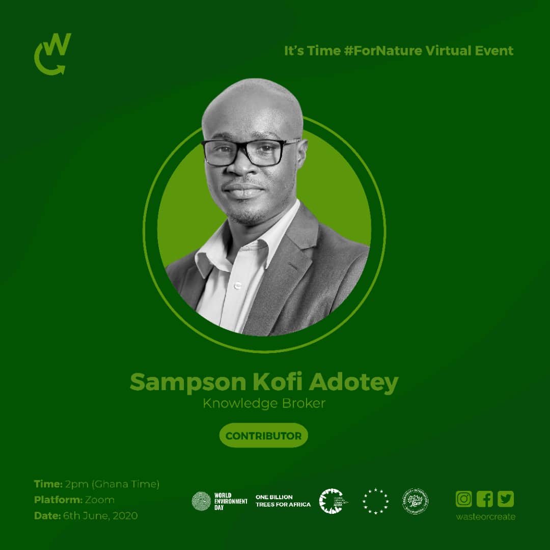 GlobalShapersAC's tweet photo. Sign up to join our vitual event Today 6th June 2020 ,2pm GMT as part of the #WorldEnvironmentDay conversation.
*https://t.co/UtgH2FsSmm*
We have an amazing line up of contributors.
#ItsTimeForNature
@blaqstoryteller https://t.co/ioFW5M4buz