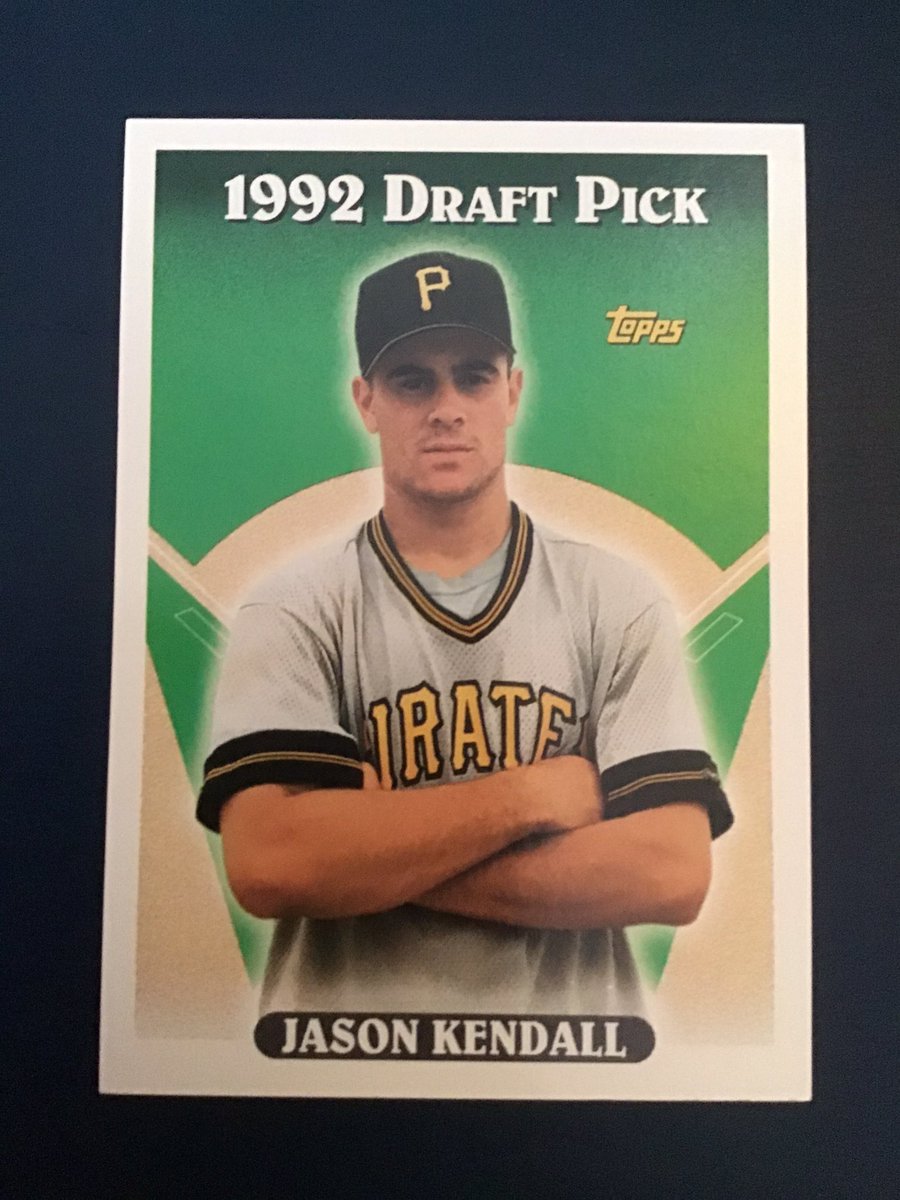 T1206_TBfromF's tweet photo. プロ入り当時の #JasonKendall

#所持しているMLBカード晒す https://t.co/dVMzZsBm8U