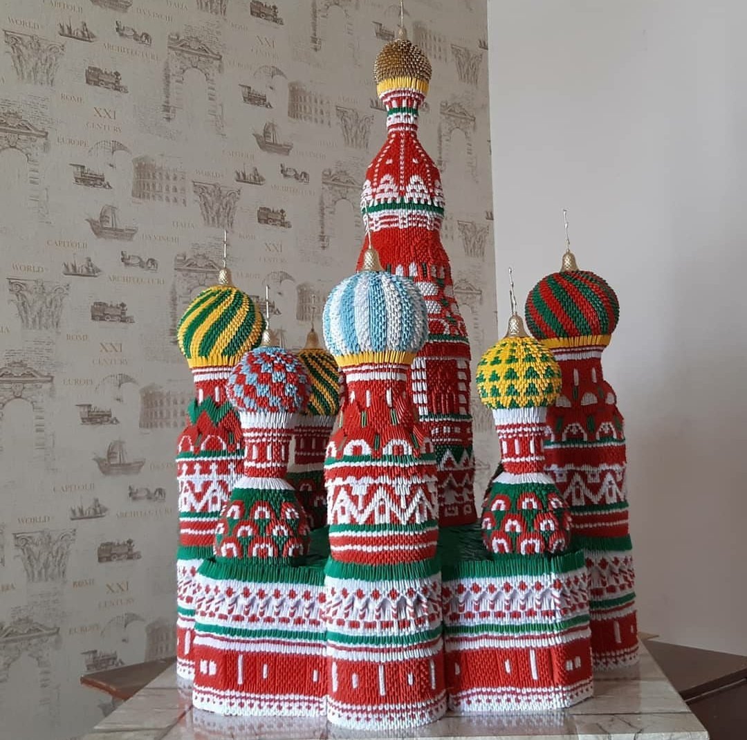 Храм Василия Блаженного из модулей