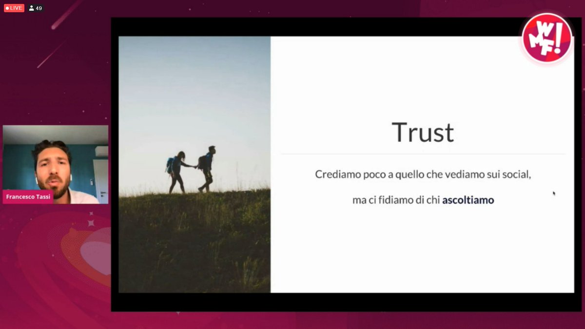 Uno dei migliori interventi di questo @ilfestival 

La voce è portatrice di fiducia. 
#wmf2020 #WeMakeFuture #podcast #voicefirst