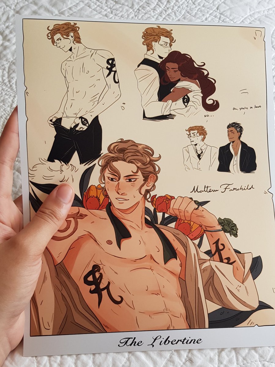 nairafeather's tweet photo. Guys! I got the Merry Thieves prints! I'm sorry for the mediocre pictures! But I just wanted you to see them and if were intrested in buying one or all of them DM for more details, either here or instagram!
#merrythieves #TLH #tcog https://t.co/v6QAL5YNoP