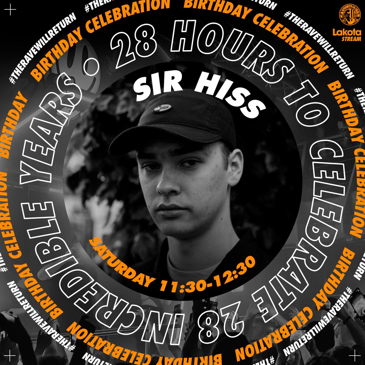 RISE AND SHINE! In just over an hour we've got <a href="/SirHissBristol/">Sir Hiss</a> &amp; <a href="/EmzBars/">twatter - its not real</a> on at 11:30 🔥 

KEEP DONATING! buff.ly/2zYKrVz

Make sure you tune in to spice up your Saturday morning! &gt; buff.ly/3cGhSJw