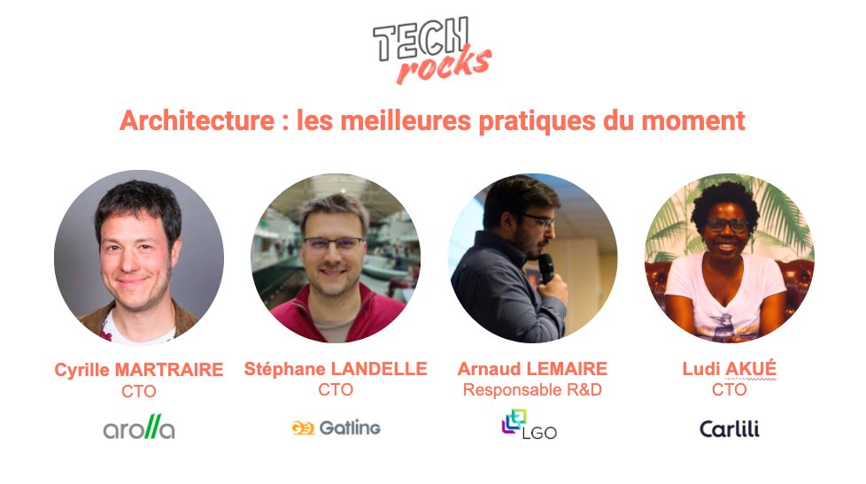 Quelles sont les meilleurs pratiques du moment en termes d'architecture ? Venez discuter avec nos speakers jeudi, 17h30. <a href="/Lilobase/">Arnaud LEMAIRE</a> <a href="/plemartret/">Patrick LE MARTRET</a> <a href="/slandelle/">Stephane Landelle 🇺🇦</a> et <a href="/lu__di/">루</a>. On vous attend nombreux !
meetup.com/fr-FR/Meetup-C…