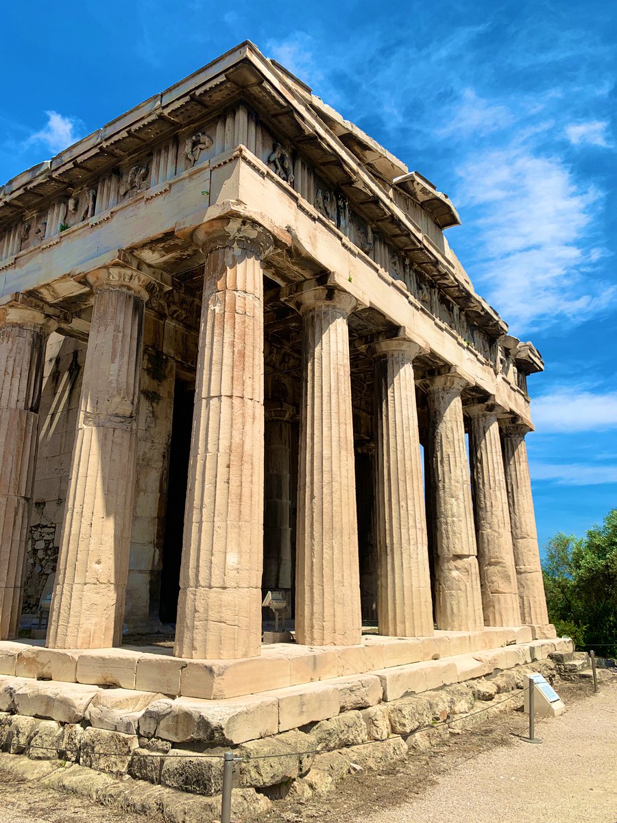 They say the best preserved Greek temples are in Italy, but the Hephaisteion in  #Athens can hang with any of them! It’s in amazing shape & visited by millions, & we’re still revealing its fascinating story today!Let’s take a look inside!. #archaeology  #MuseumsUnlocked  #greece