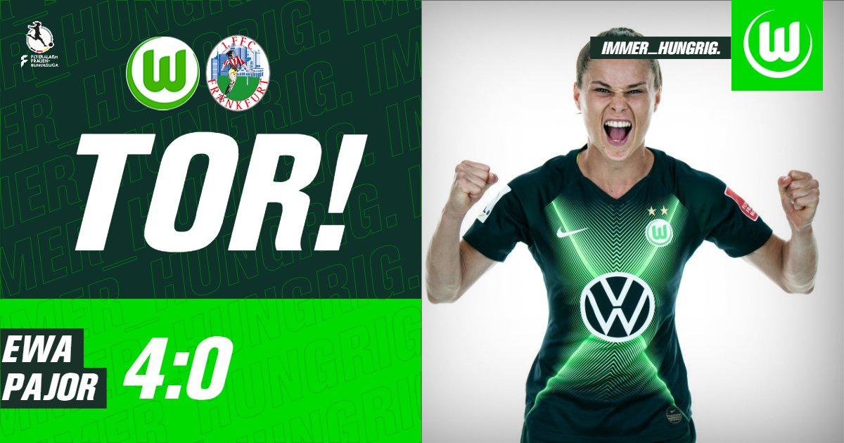 VfL_Frauen's tweet photo. 51' ⌚️ Mit den Kopfbällen geht es hier munter weiter: Dieses Mal köpft Ewa Pajor nach Flanke von Fridolina Rolfö ein.
#WOBFFC 4:0 https://t.co/KrXdSZogo7