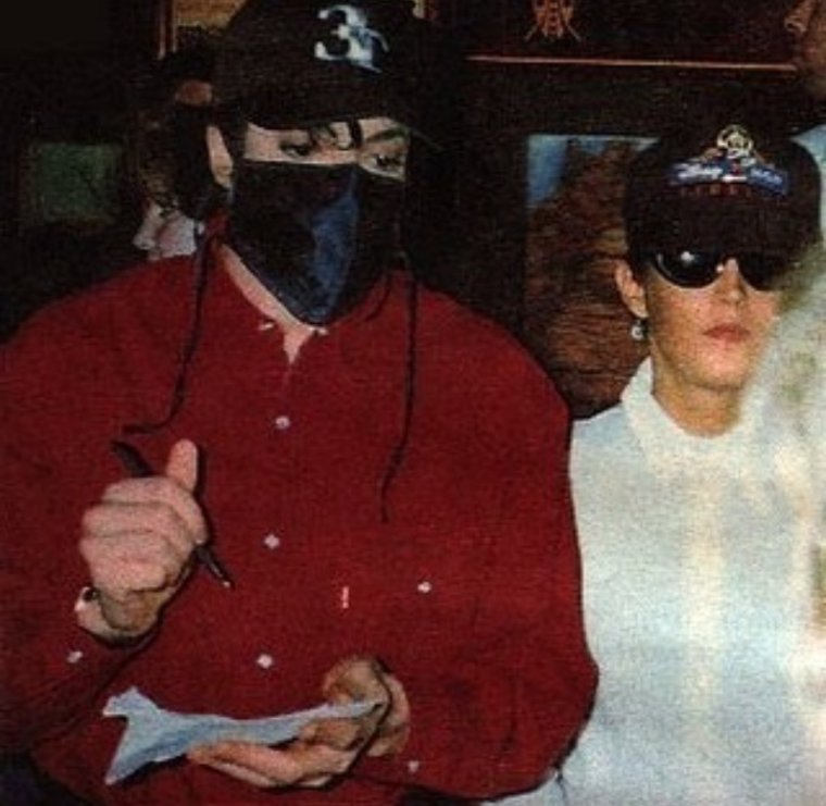 Michael Jackson with Lisa Marie Presley 