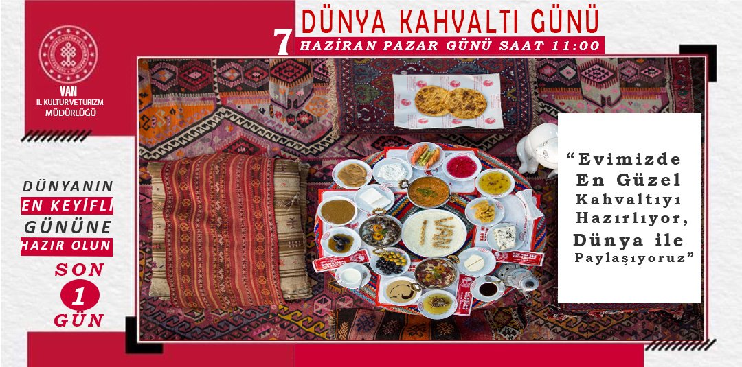 #dunyakahvaltıgunu Son 1 Gün! #theworldbreakfastday #vankahvaltısı