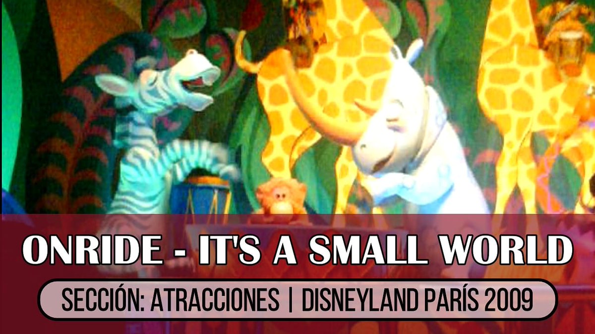 DavidBC_TW's tweet photo. ¡NUEVO VÍDEO! ¡Os espero esta tarde a las 18:00h con el ONRIDE de una de las atracciones más famosas de Disneyland París (@DisneylandParis) grabado en el año 2009 IT'S A SMALL WORLD!
.
.
.
#DisneylandParís #ItsASmallWorld #Ride #Attraction #DisneylandPark #DavidBC https://t.co/pZucjCBjzi