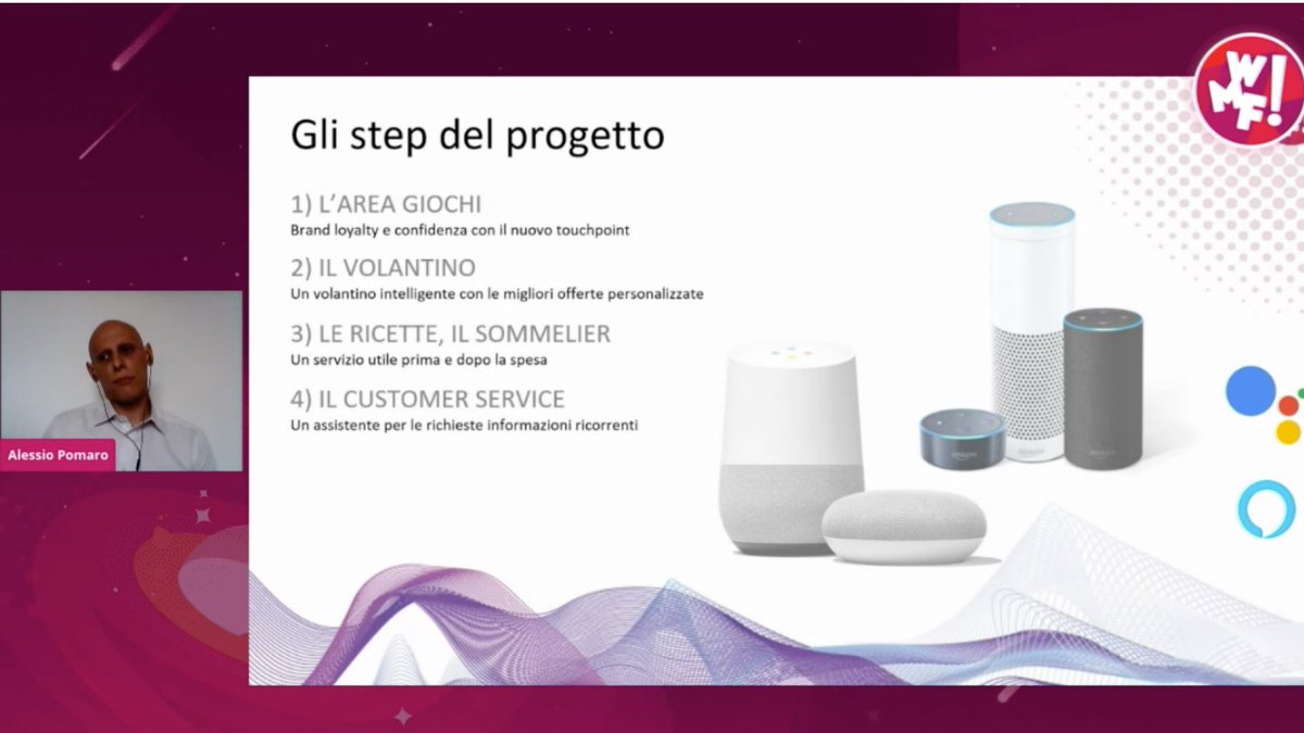Sala Voice e Podcast | Perché i brand hanno bisogno di una voice strategy? | Alessio Pomaro |
Cosa ci portiamo a casa da questo illuminante intervento? La voce fa parte del #marketing mix e non deve essere considerata come un canale isolato.
#WMF2020 #IUSVESocialTeam