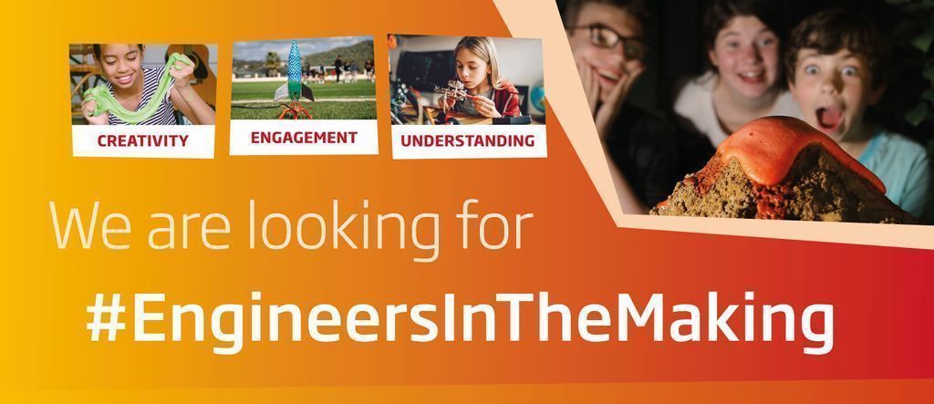RAEngNews's tweet photo. We're looking for new #EngineersInTheMaking for @EduRAEng's competition! With new challenges set every fortnight, we're encouraging kids to submit a short video or images of their #STEMatHome work for the chance to win some prizes. Get stuck in: https://t.co/dJ2biWOC8p https://t.co/X2R6qYcaCF