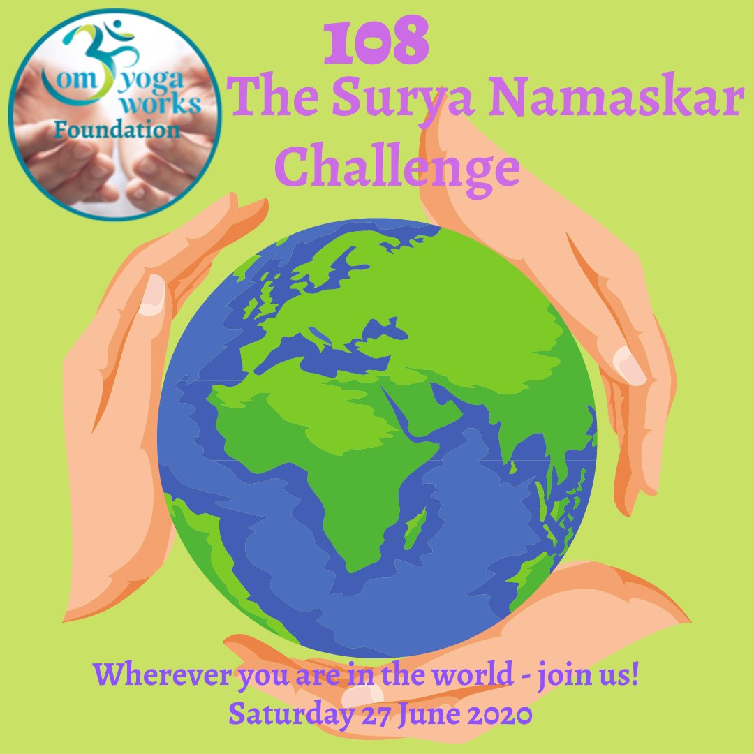 omyogaworks's tweet photo. Where in the world are you?
Tell us below - let's see how far and wide we can send our 108 Challenge.
#108challenge #suryanamaskar #sunsalutations #charityyoga #onlineyoga #lockdownyoga #yogaathome #OMYFoundation #yogaforall #yogainthecommunity #whereintheworld #yoga https://t.co/qPA7uamE2m