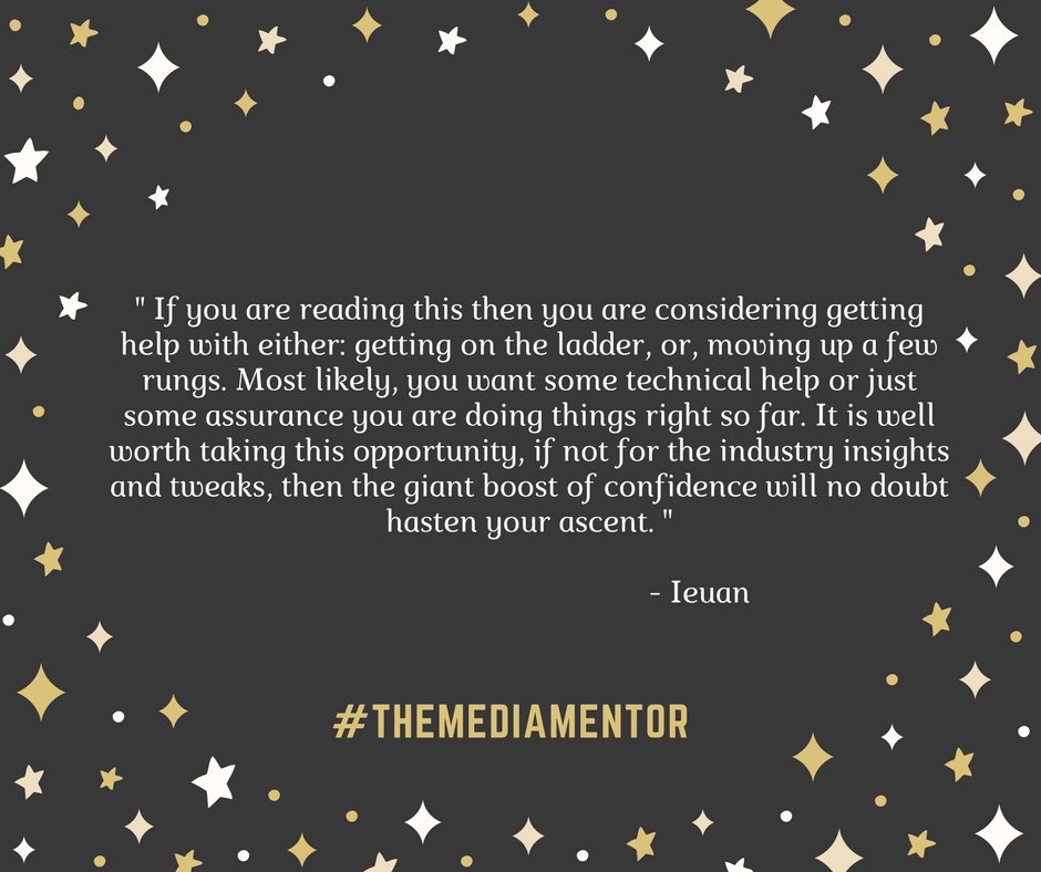 If you've just graduated or looking to make the next step in your career then you might welcome some neutral advice. Remote mentoring sessions available next week - just drop me a line for details #mentoring #mediajobs #journalistjobs