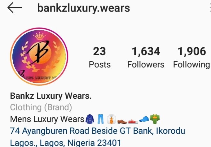 E_bummy2014's tweet photo. This is chiddy bankz business page @banksluxurywears for your qualities and nice wears.
#ChiviaGlobal
#Chivia4life
#Chiviatotheworld
#Chivians
#Chivia https://t.co/eIpcd9pATW