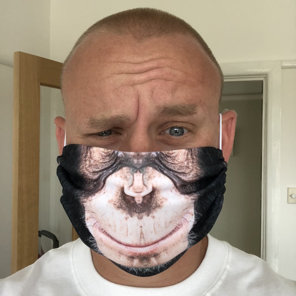 nfvetdentist's tweet photo. Attempting to move up the evolutionary tree #vetdentist #vet #facemaskfun https://t.co/8oDbKZZVEU