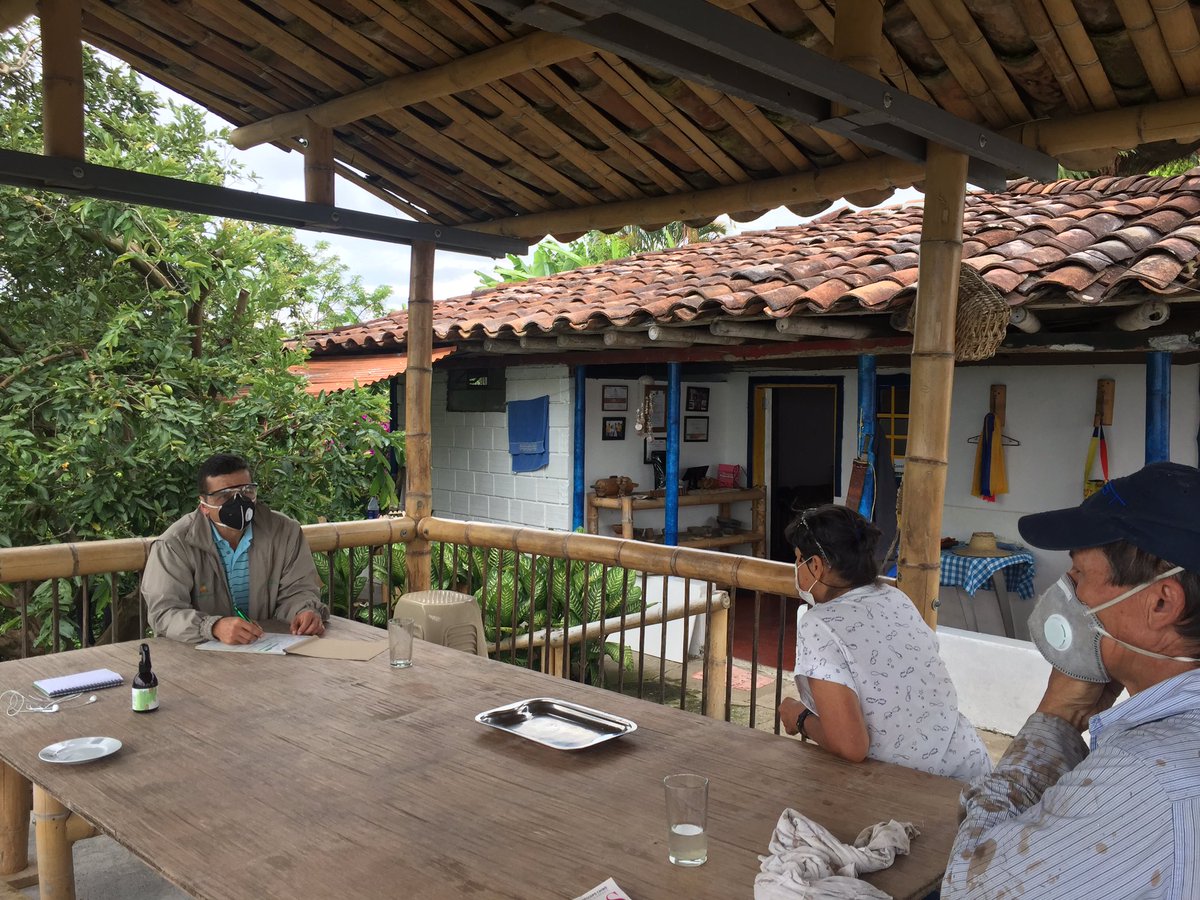 Se realizan visitas técnicas socioempresarial a las diferentes organizaciones atendidas por PNFH implementando protocolos de bioseguridad frente la emergencia sanitaria (covid-19)