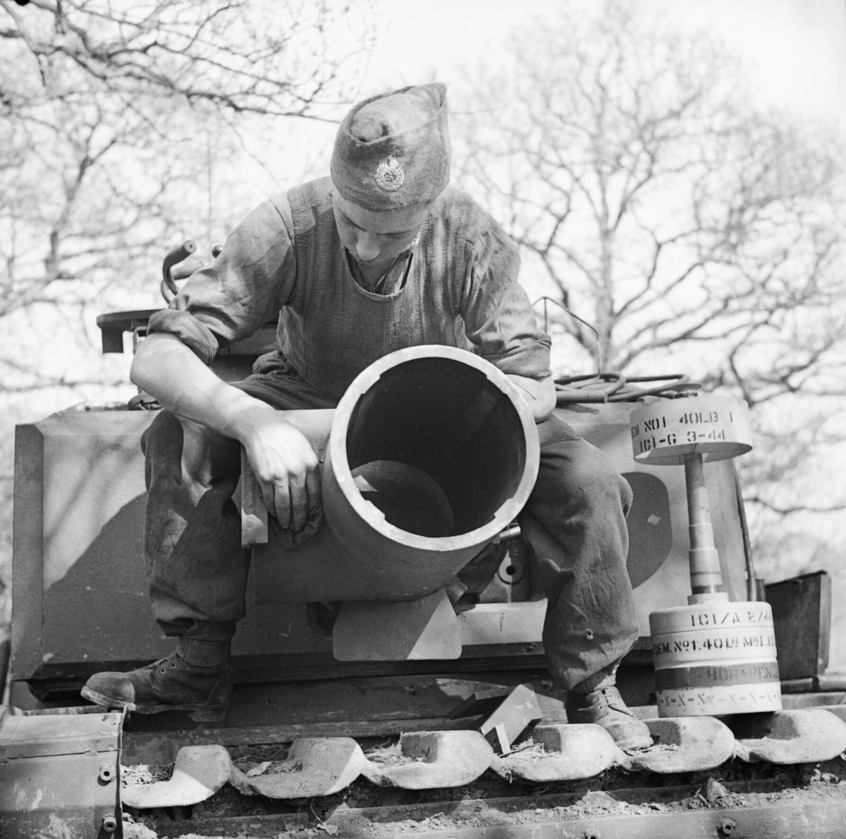 I doubt the mortar was terribly popular as a design - you had to reload the "flying dustbin" by opening a hatch and sliding a new charge in from the front - but the Armoured Vehicle Royal Engineers (AVRE) was born.