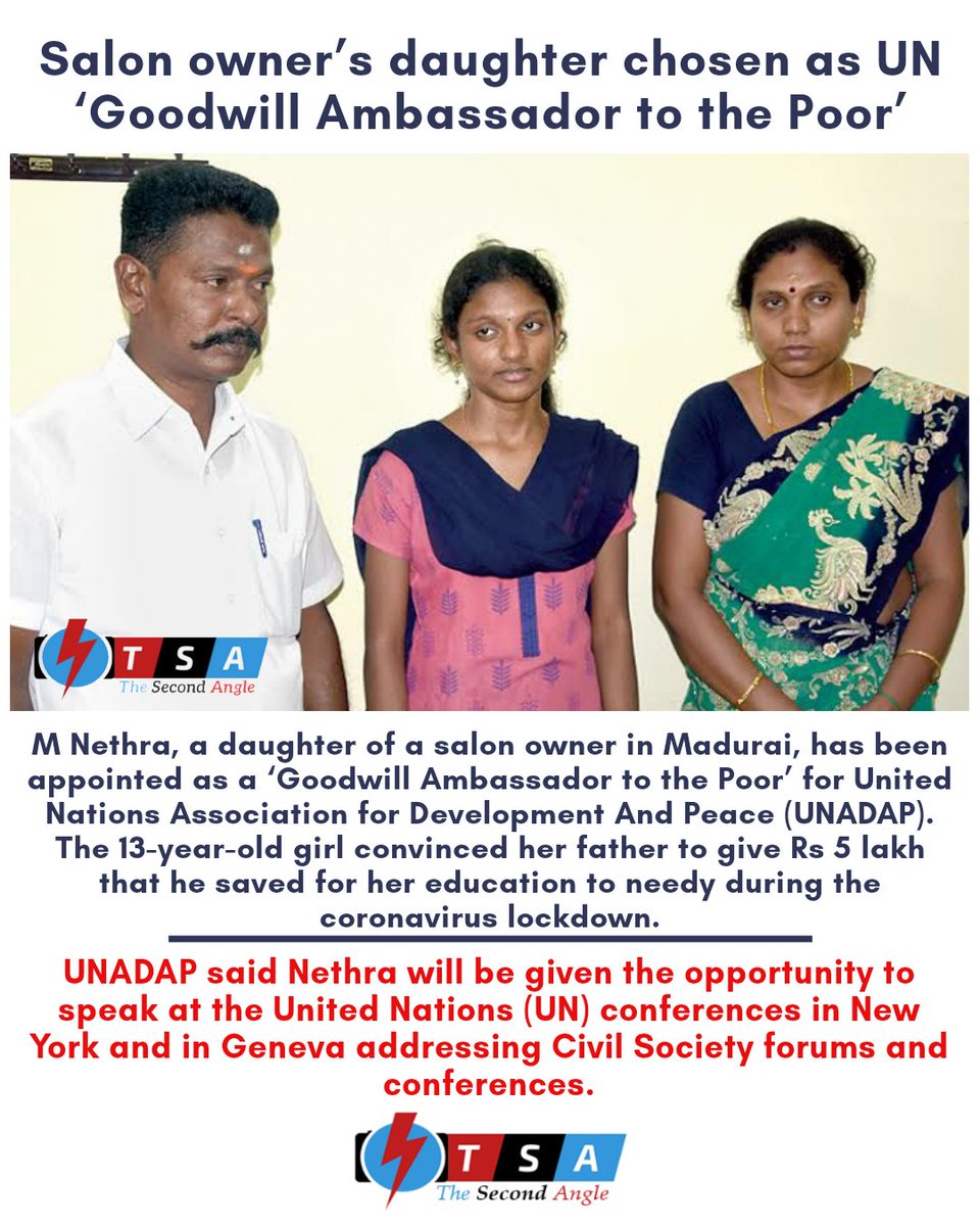 TheAligarian's tweet photo. Announcing this #UNADAP said #Nethra will be given the opportunity to speak at the United Nations (UN) conferences in New York and in Geneva addressing Civil Society forums and conferences. https://t.co/xFHitl0WmK