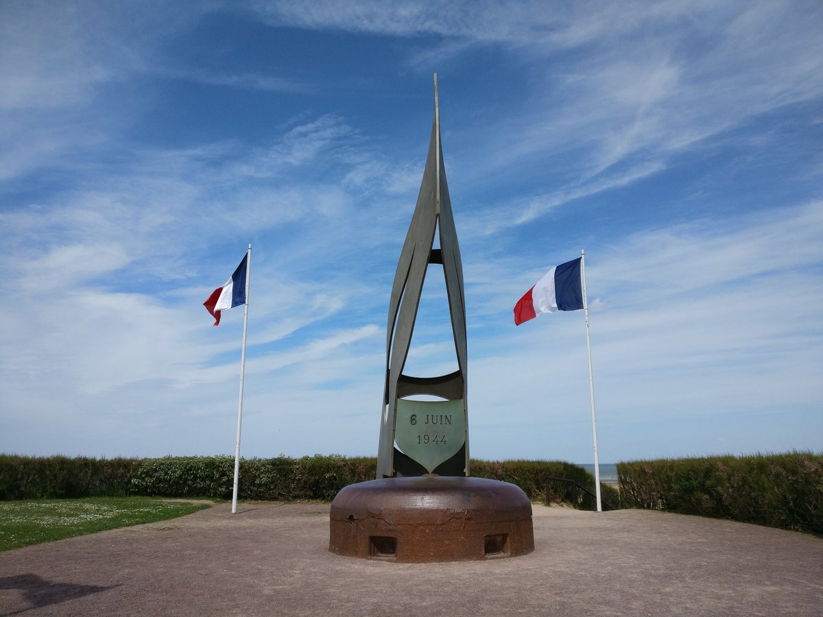 Ouistreham, Strandabschnitt Sword. Hier landeten am D-Day Briten und die freien Franzosen.