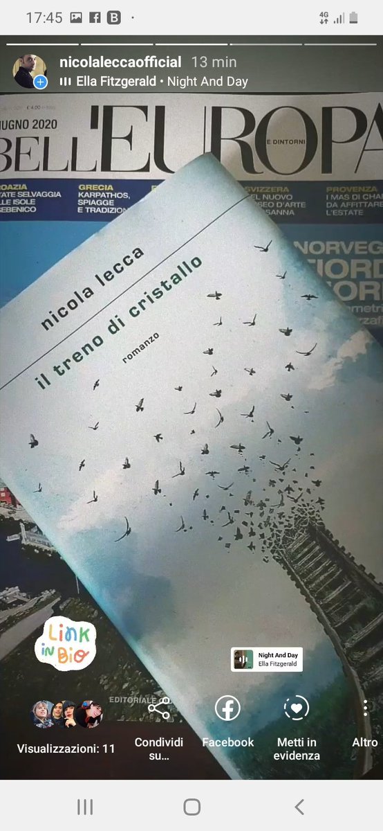 'Praga la devi esplorare nel piccolo. Nel dettaglio. Non lasciarti distrarre dalla sua grandiosità. Questa non è una città qualunque. È un luogo vivo che interferisce con la bussola dell'anima'.

'Bell'Europa' dedica un'intera pagina a #iltrenodicristallo
@Librimondadori