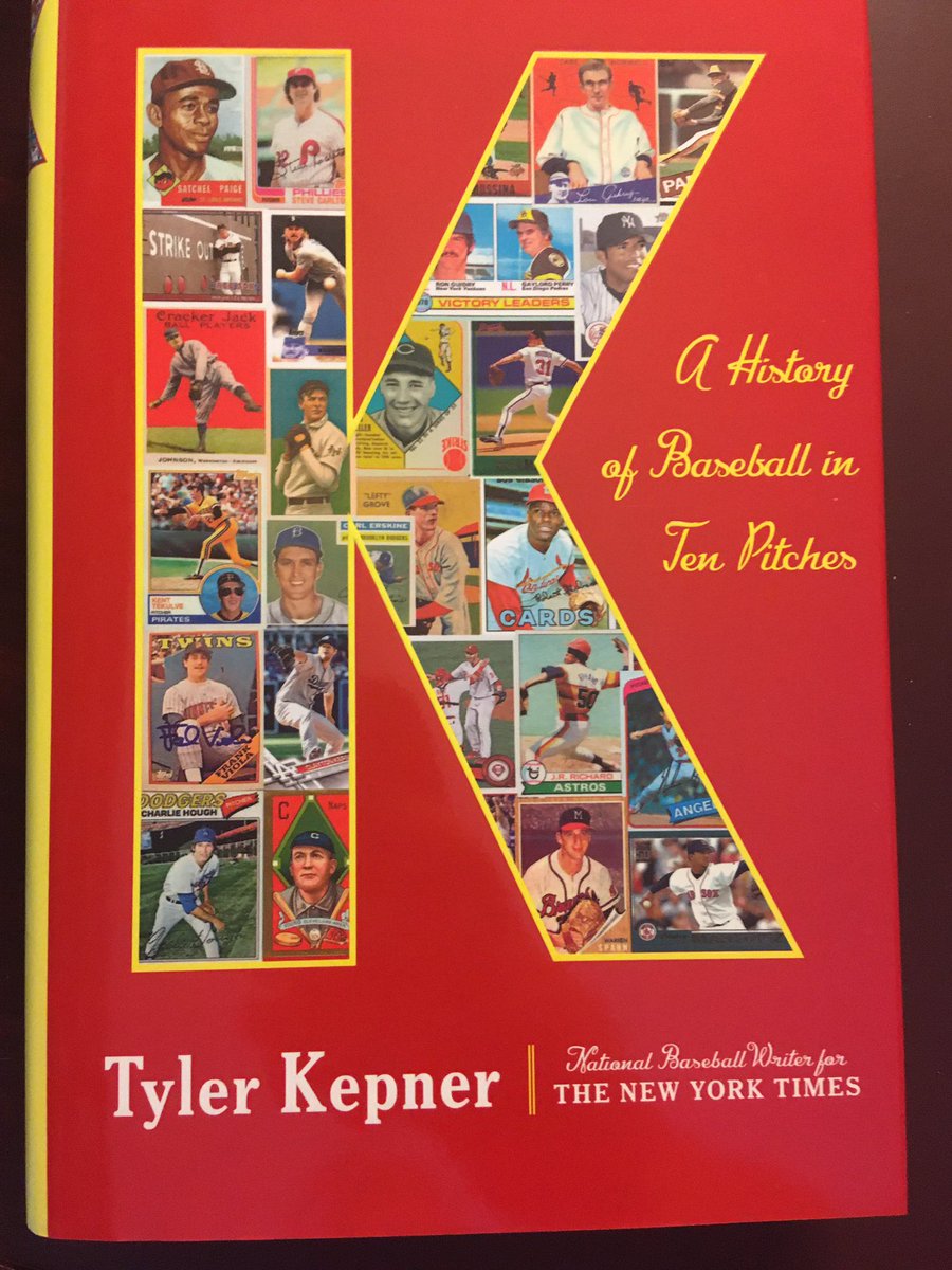 Suggestion for June 6 ... K: A History of Baseball in Ten Pitches (2019) by Tyler Kepner.